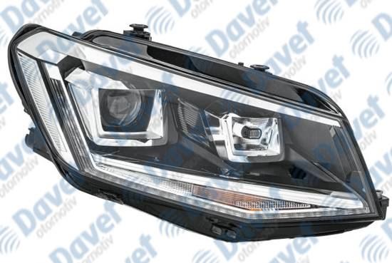 HLL-1EL 012 286-221 Far, Vw Caddy Iv (Saa-Sab-Sah-Saj) Bi-Xenon-Led,Sag